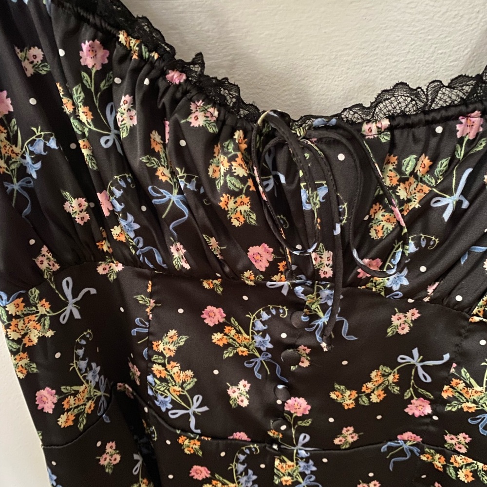 For Love and Lemons August Floral Mini Dress